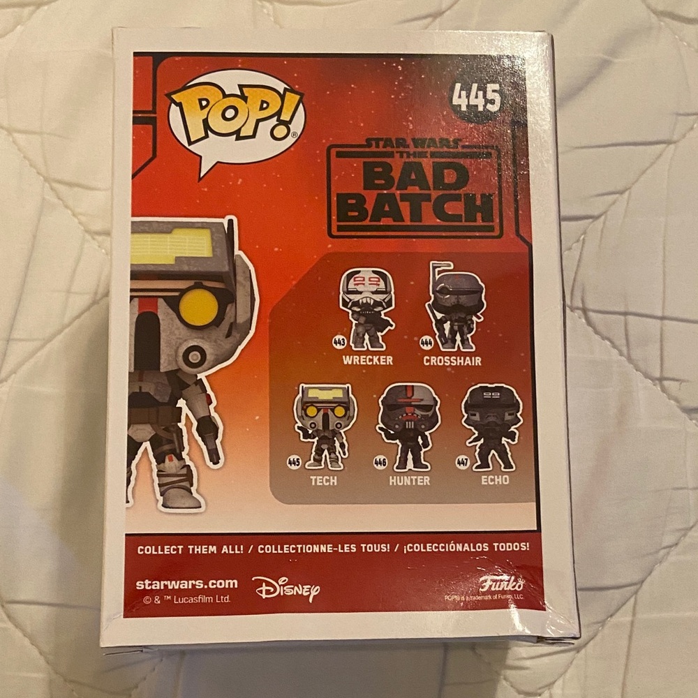 Funko Pop‎ Star Wars Tech Figure - Gray, Red, Yellow - Picture 2 of 4